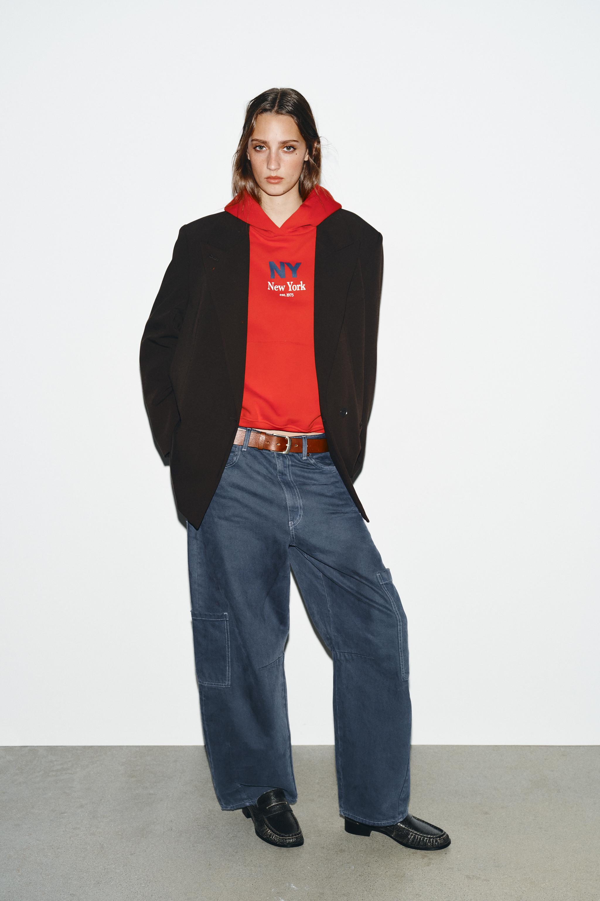 VESTE OVERSIZE À BOUTONNAGE CROIS